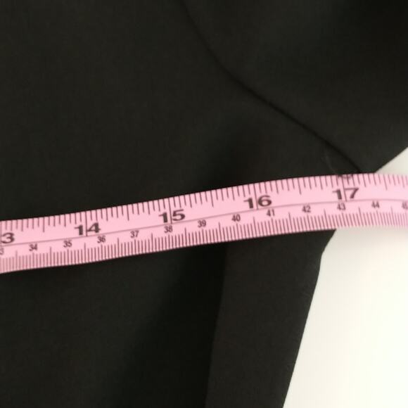 Zara Woman Wrap Dress Size XS Black Long Sleeve Tie At Waist Knee Length Career - Picture 8 of 11